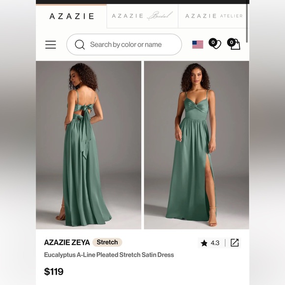 Azazie Zeya bridesmaid dress - Picture 7 of 7